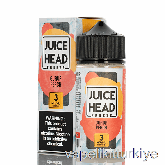 Vape Türkiye Frozen Guava şeftali - Meyve Suyu Kafası - 100ml 3mg